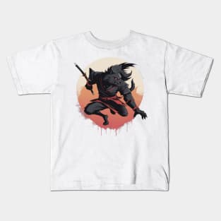 Wolf Fighter T-shirt Kids T-Shirt